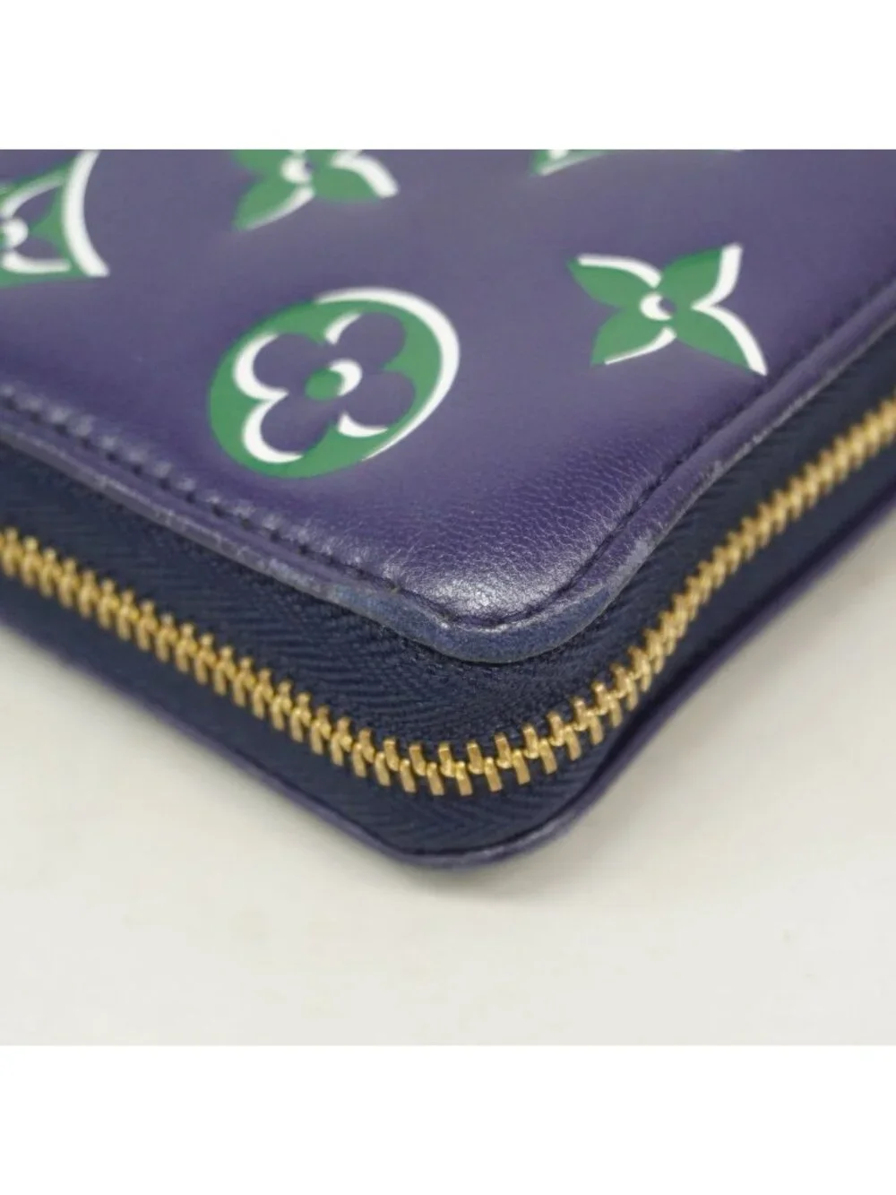 Louis Vuitton Wallet Cousin Zippy Navy Green
